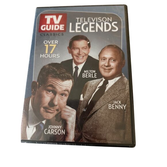 TV Guide Television Legends DVD Johnny Carson Jack Benny Milton Berle New Sealed - Picture 1 of 3